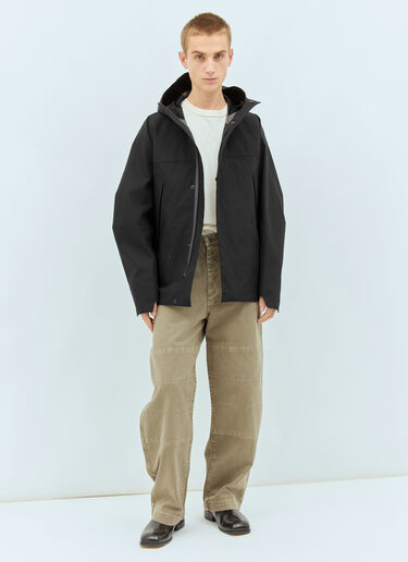 Lemaire 柔软高性能风雪大衣 黑色 lem0158002