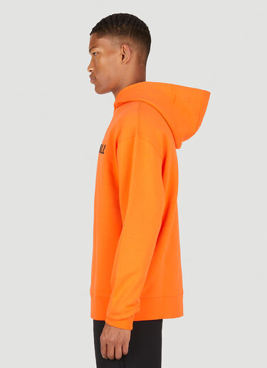 A-COLD-WALL* Essential Logo Print Hooded Sweatshirt Orange acw0149009