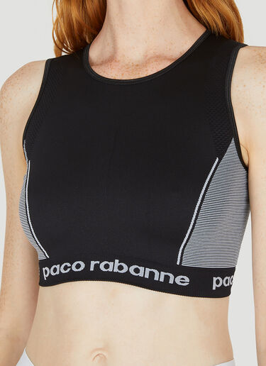 Rabanne Technical Tank Top Black pac0250045