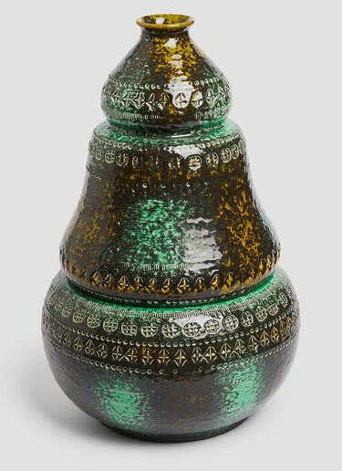 Bitossi Ceramiche Two Piece Vase Green wps0644281