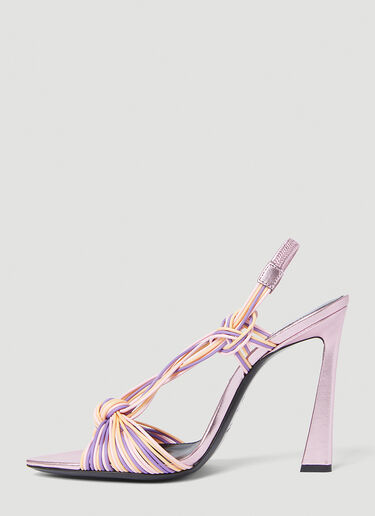 Saint Laurent Pool High Heel Sandals Pink sla0251177