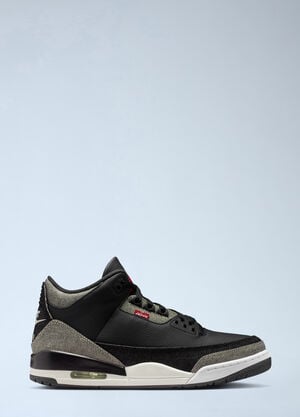 Levi's x Jordan Air Jordan 3 Retro Sneakers Black nik0364021