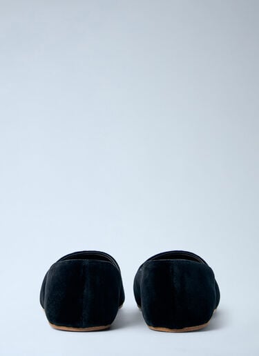 The Row Ponti Slippers Black row0264073