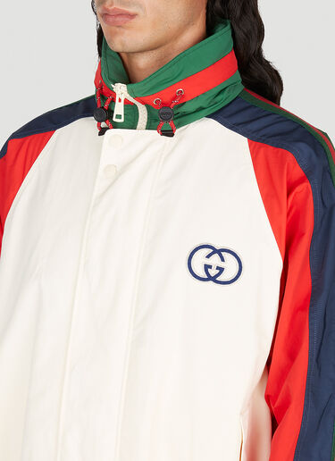 Gucci 인터로킹 G 컬러 블록 트랙 재킷 화이트 guc0153041