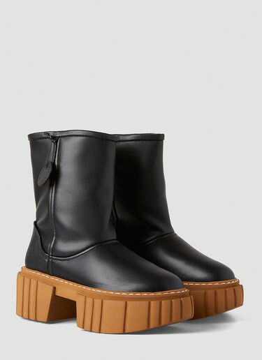 Emilie Padded Flatform Boots Stella McCartney Emilie Padded Flatform Boots Black stm0245041