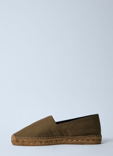 Saint Laurent Cotton Espadrilles Brown sla0259030