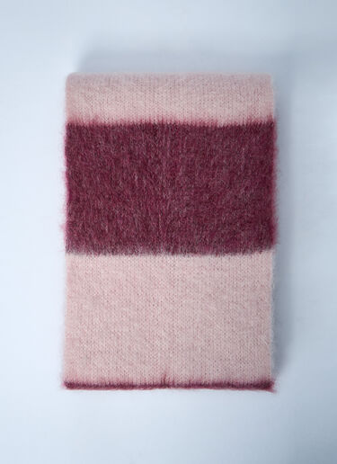 Miu Miu Logo Motif Scarf Red miu0262012
