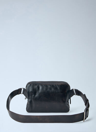 Prada 翻旧纳帕皮革肩包 棕色 pra0165003