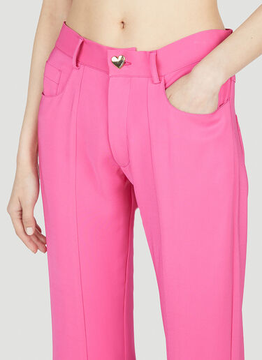 LN-CC® - Marco Rambaldi: Split Cuff Pants - Pink Marco Rambaldi Split Cuff Pants Pink mra0252011