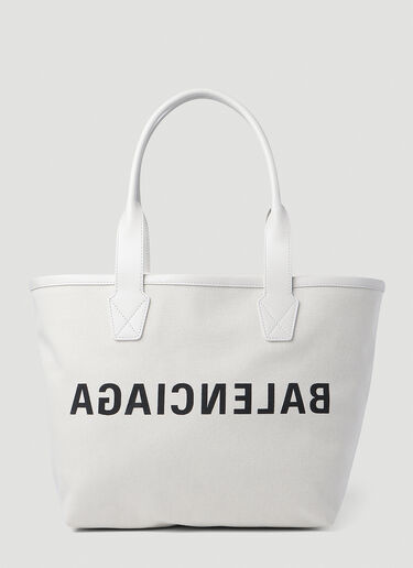 Balenciaga 점보 스몰 토트 백 화이트 bal0252101