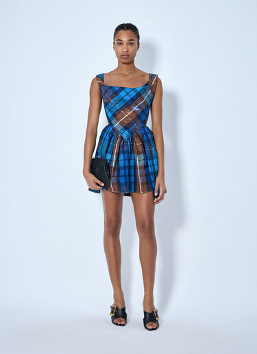 LN-CC® - Vivienne Westwood: Mini Sunday Dress - Blue Vivienne Westwood Mini Sunday Dress Blue vvw0265014