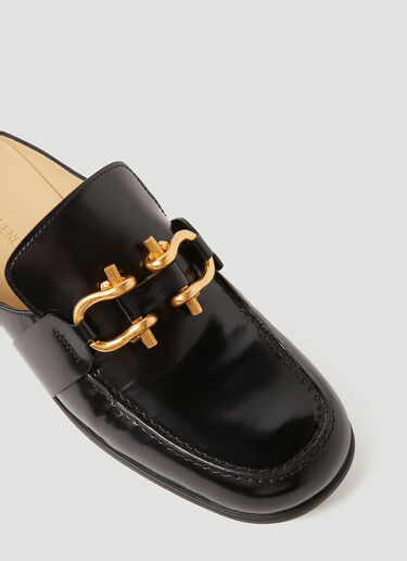 Monsieur Open Back Loafers Bottega Veneta Monsieur Open Back Loafers Black bov0251084