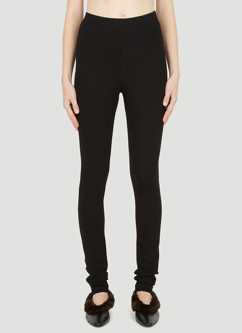 Mugler Zip Cuff Leggings Pink mug0254012