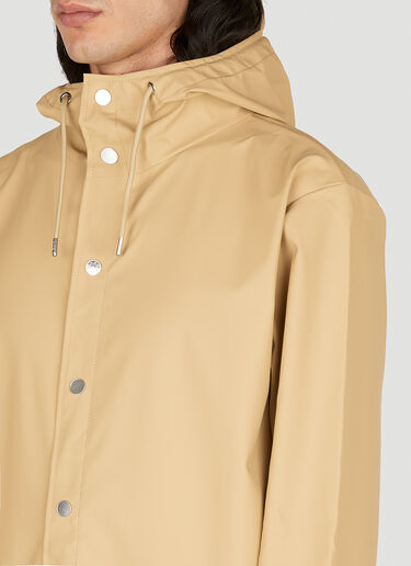 Rains Hooded Rain Jacket Beige rai0352002