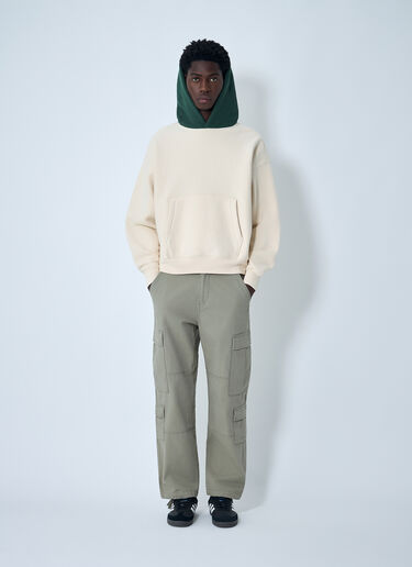 Stüssy Logo Motif Hooded Sweatshirt White sts0162012
