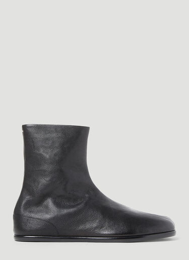 Maison Margiela Tabi Ankle Flat Boots Black mla0153024