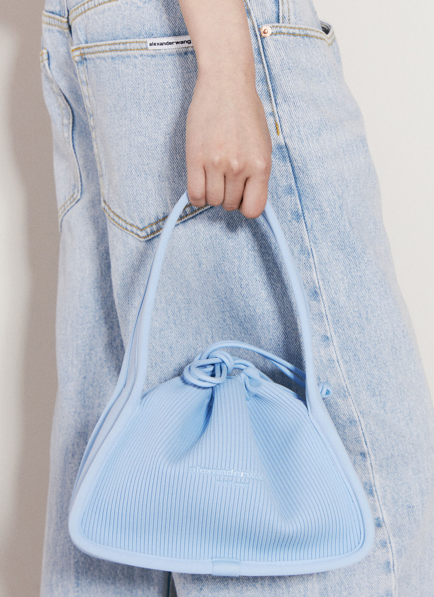 Shop Alexander Wang Ryan Small Handbag In Blue