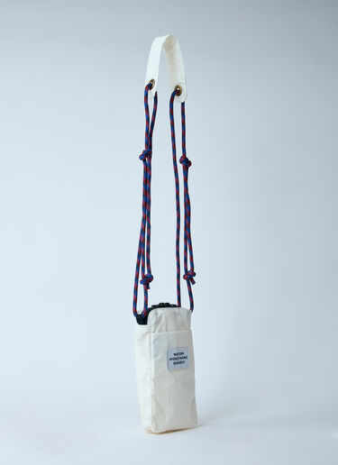 Western Hydrodynamic Research Logo Patch Sling Crossbody Bag White whr0156011