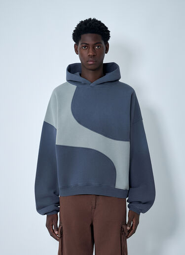 Wave Hooded Sweatshirt ERL Wave Hooded Sweatshirt Blue erl0162004