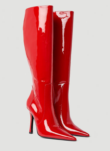 Blumarine 漆面高跟靴 红色 blm0249012