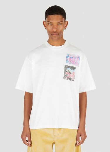 Marni Graphic Print T-Shirt White mni0151010