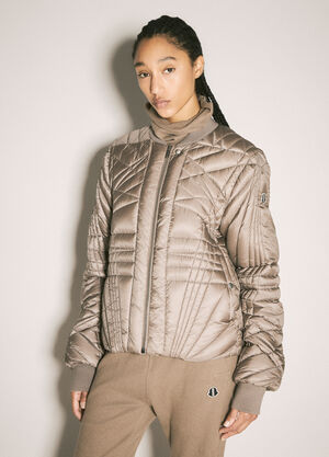 Moncler x Rick Owens Megapenta Flight Down Jacket White mcs0358005