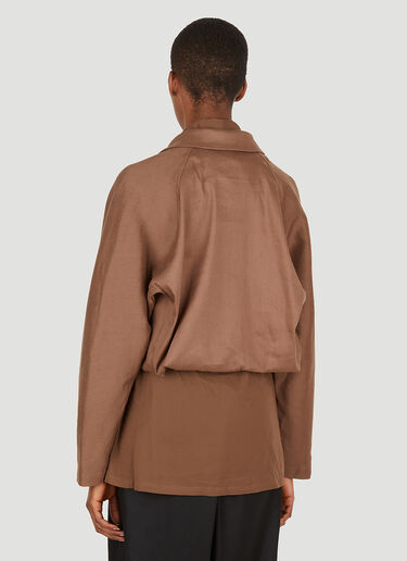 Issey Miyake 衬衫夹克 棕色 ism0250003