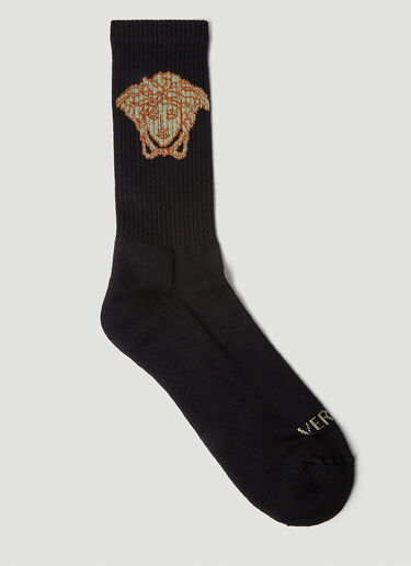 Versace Medusa Socks Black ver0151063