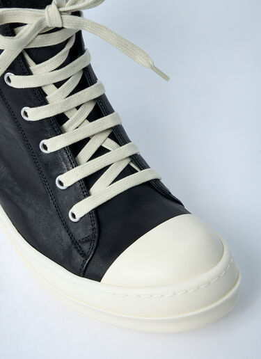 Rick Owens 하이탑 스니커즈  블랙 ric0261018