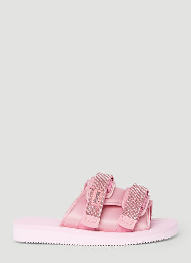 Blumarine x Suicoke Moto Low Slides Pink blm0252030