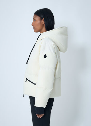 Moncler Grenoble Allesaz 连帽短款羽绒服  白色 mog0262007