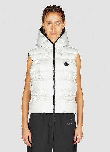 Weser Down Gilet Moncler Weser Down Gilet White mon0253003
