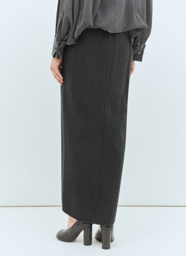 Wool Wrap Skirt Max Mara Wool Wrap Skirt Grey max0258032