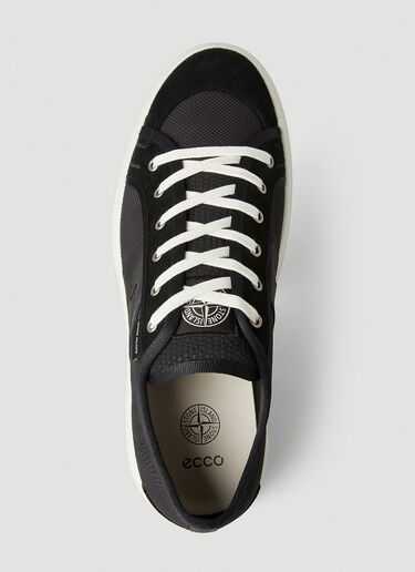 Stone Island Compass Patch Sneakers Black sto0148108
