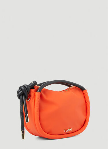 GANNI Knot Mini Handbag Orange gan0251050