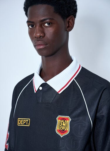 Gallery Dept. Embroidered Polo Shirt Black gdp0164009