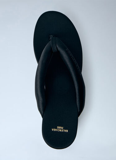 Balenciaga Gaeta Thong Sandals Black bal0264024