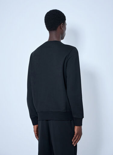 LN-CC® - Moncler: Crewneck Sweatshirt - Black Moncler Crewneck Sweatshirt Black mon0165028