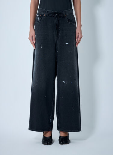 Distressed Jeans MM6 Maison Margiela Distressed Jeans Black mmm0261009