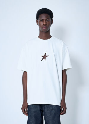 Mugler Cut-Out T-Shirt White mug0160008