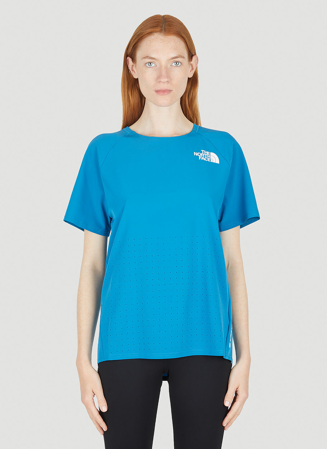 Blue north face deals t shirt
