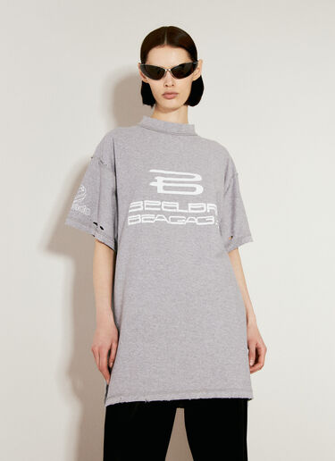 Inside-Out Short Sleeve T-Shirt Balenciaga Inside-Out Short Sleeve T-Shirt Grey bal0256010