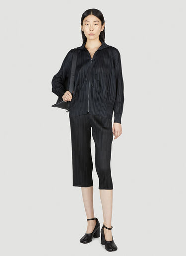 Pleats Please Issey Miyake 褶裥运动衫 黑色 plp0252010