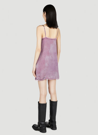 Acne Studios Printed Slip Mini Dress Lilac acn0252010