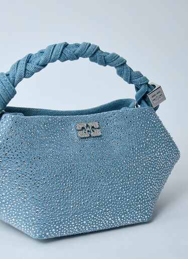 GANNI Mini Denim Bou Handbag Denim gan0260026