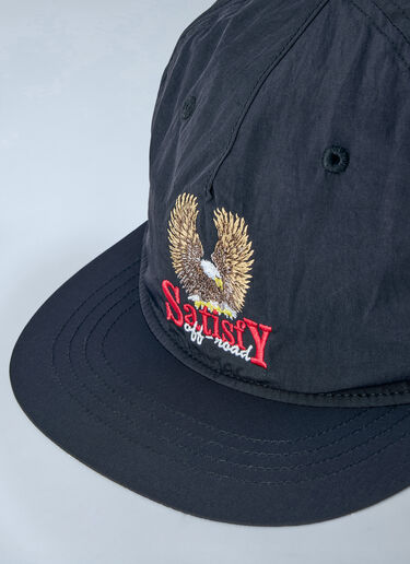 Satisfy FliteSilk 5 Panel Pinch Cap Black Black sat0164018