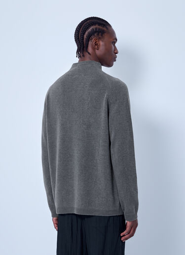 LN-CC® - Our Legacy: Line Zip Cardigan - Grey Our Legacy Line Zip Cardigan Grey our0165022