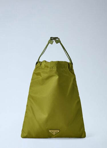 LN-CC® - Prada: Wish Re-Nylon Pouch - Green Prada Wish Re-Nylon Pouch Green pra0266003