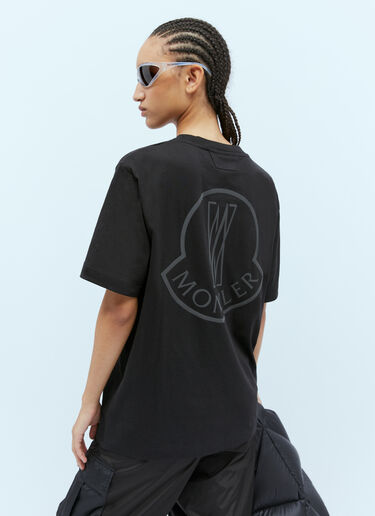 Moncler x Pharrell Williams Logo Patch T-Shirt Black mpw0354006