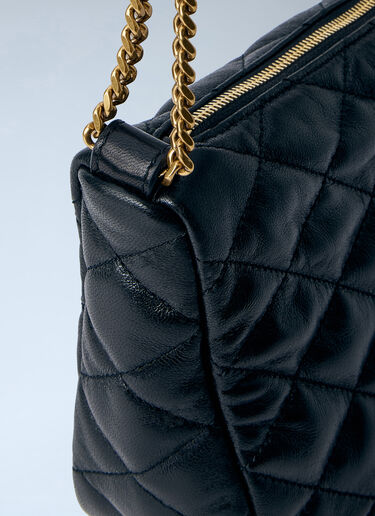 Saint Laurent Quilted Leather Chain Bag Black sla0263063